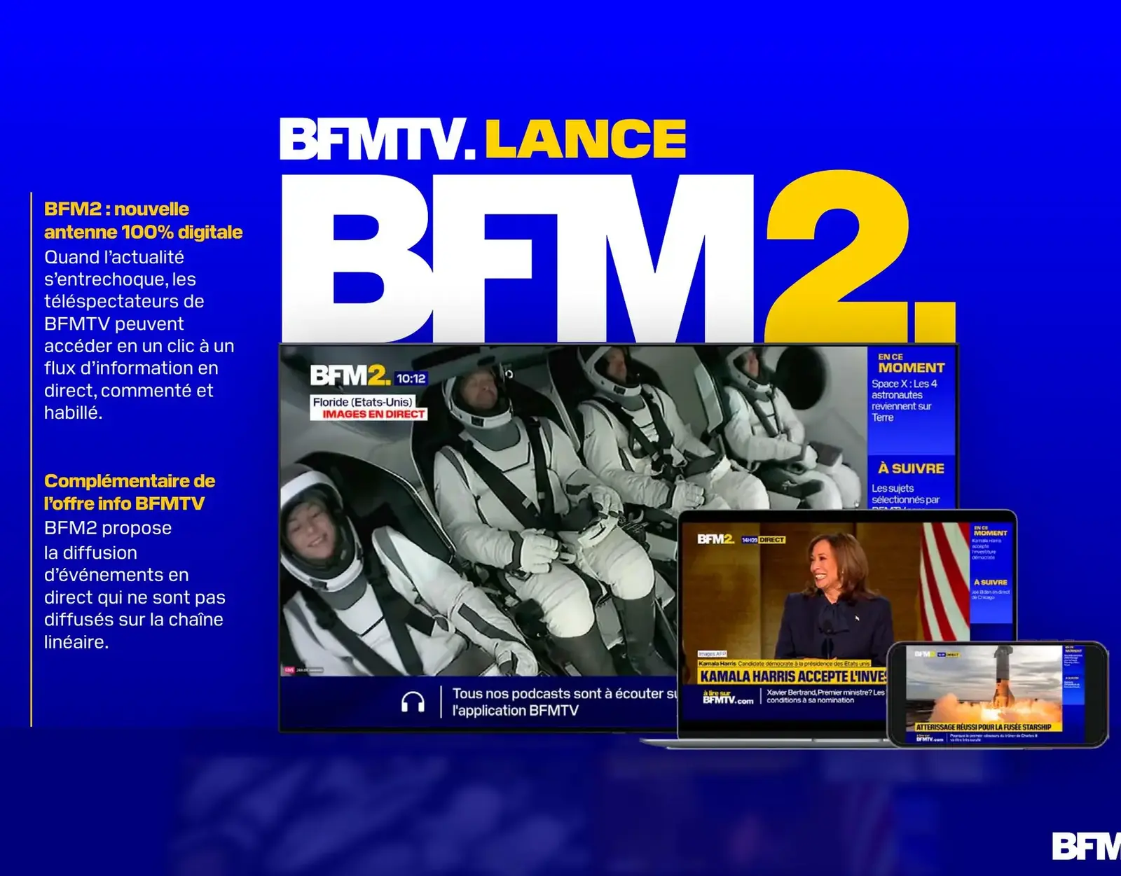 BFM2 launch identity and digital channel applications