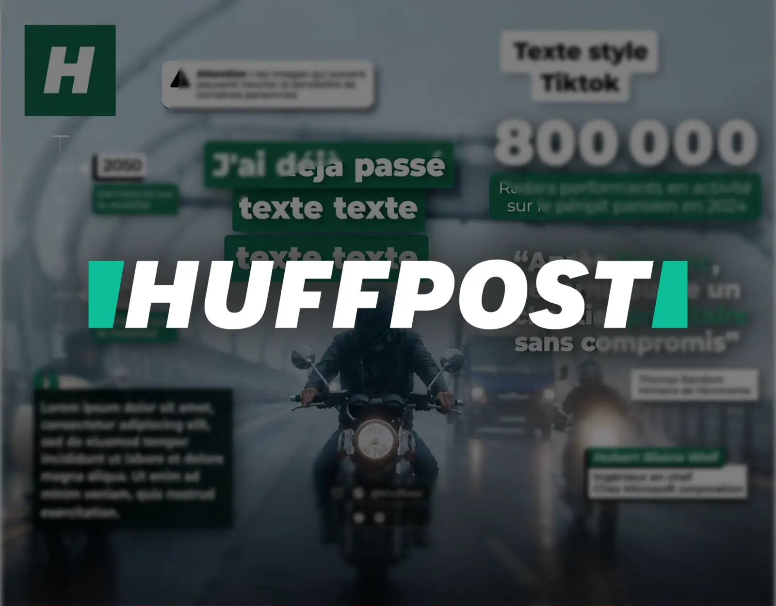 HuffPost social video system presented as an editorial workboard